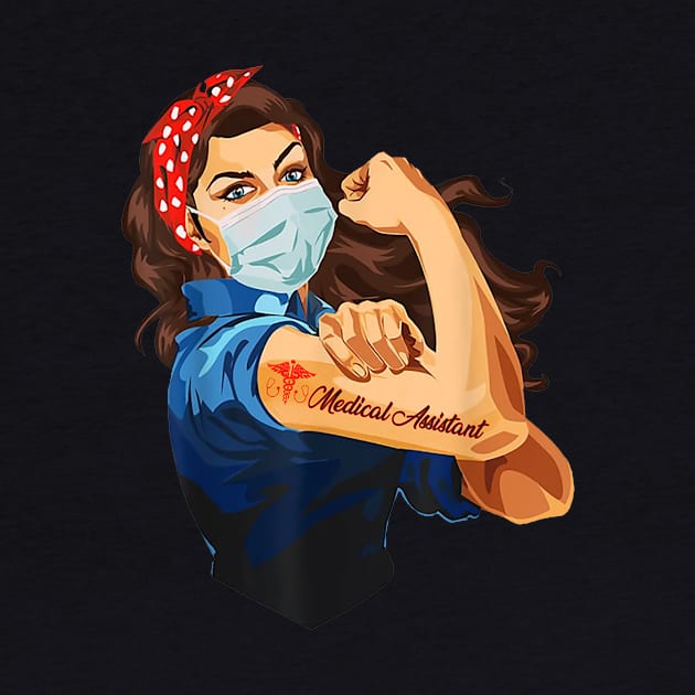 Strong Woman Medical Assistant Nursing Nurse by RoseKinh